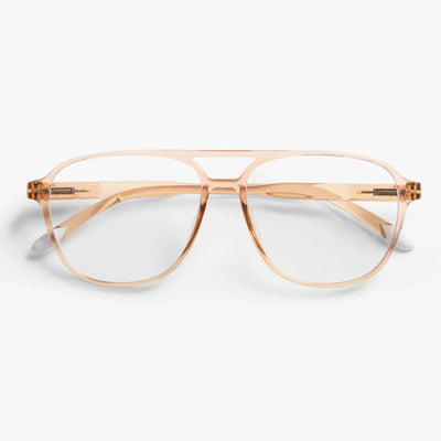 Brad Blue Light Glasses Glossy Rose