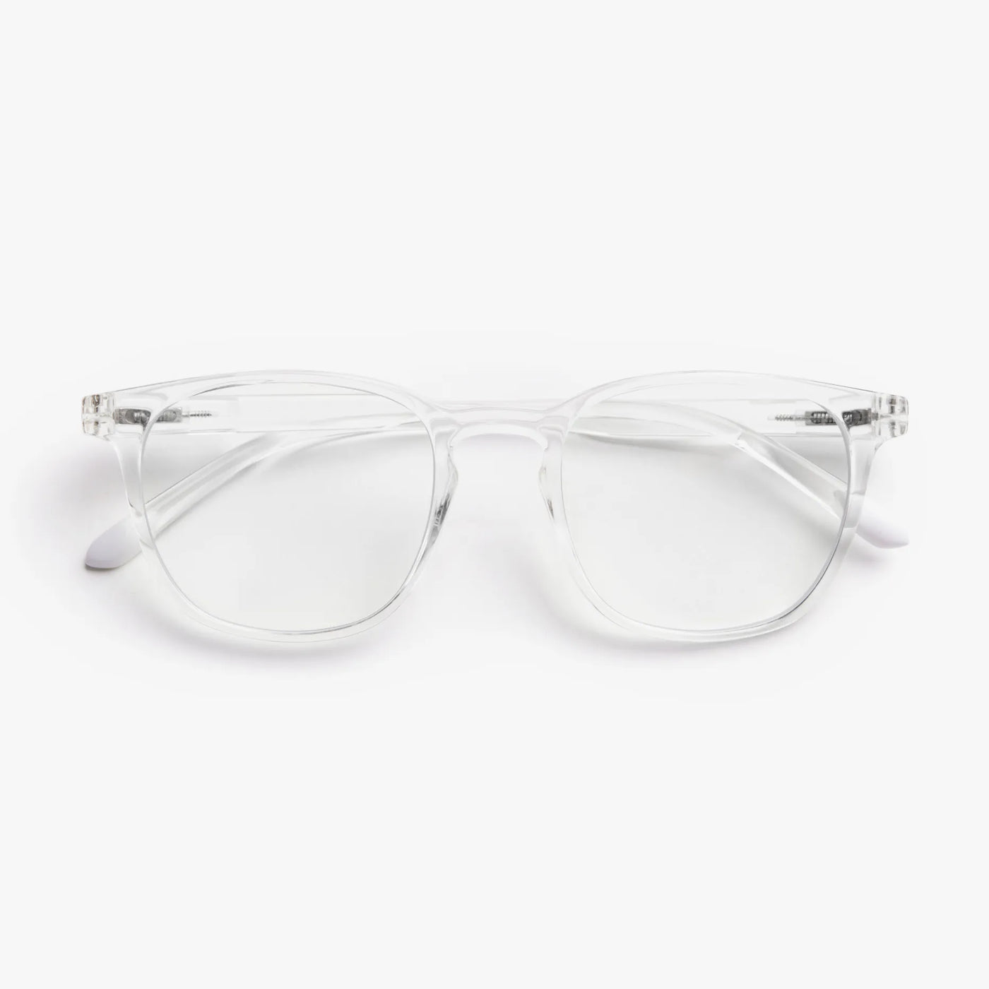 Dalston Blue Light Glasses Glossy Crystal