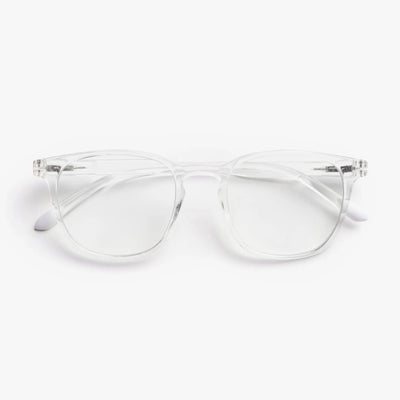 Dalston Blue Light Glasses Glossy Crystal
