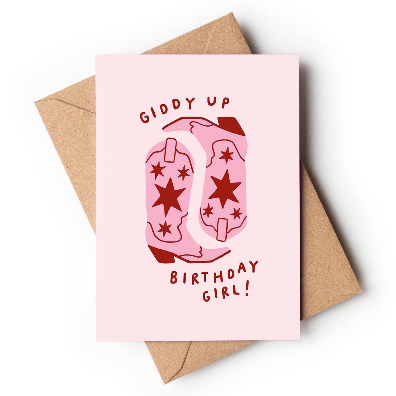 Giddy Up Birthday Girl Card