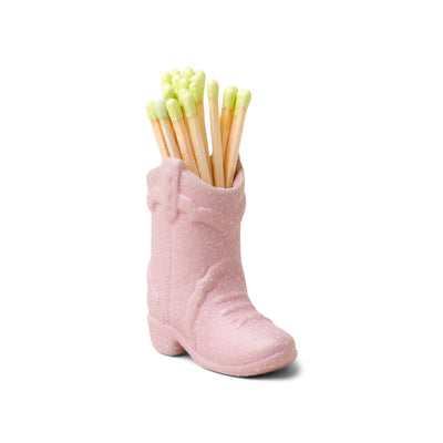 Paddywax Cowboy Boot Match Holder (25 Pcs) - Pink