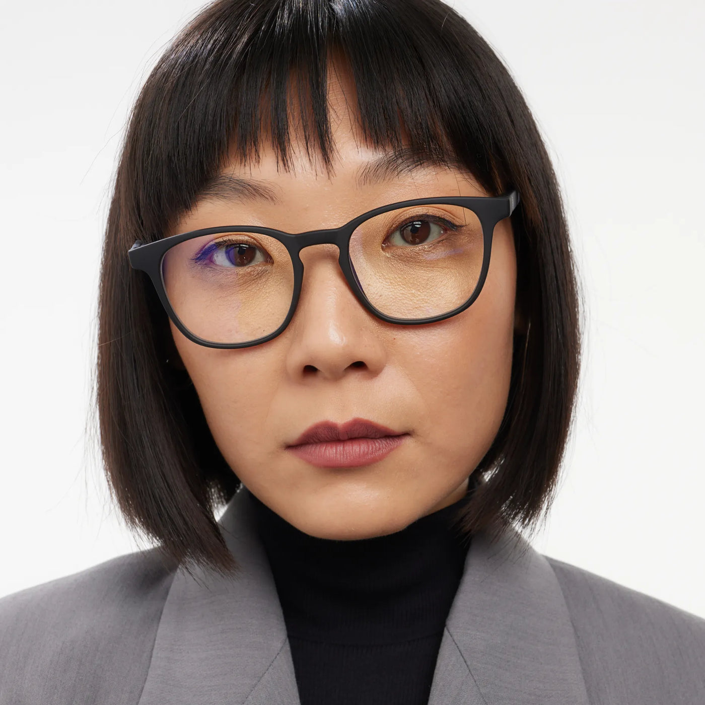 Dalston Blue Light Glasses Black Noir