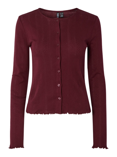 PcMarie LS Poin Cardigan Tawny Port