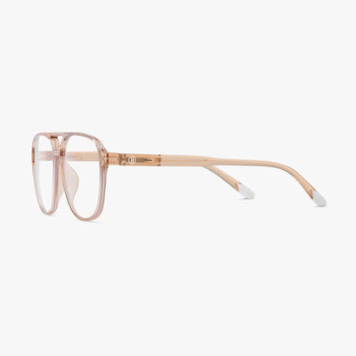 Brad Blue Light Glasses Glossy Rose
