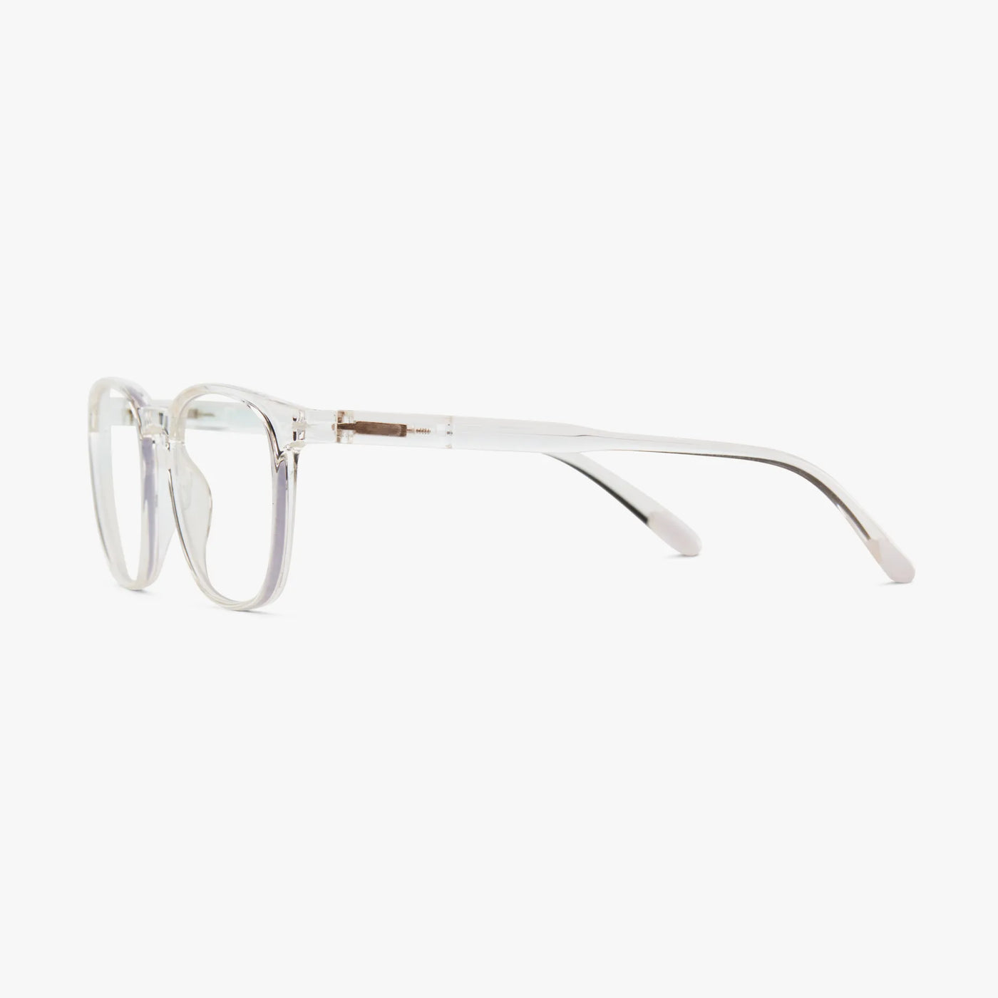 Dalston Blue Light Glasses Glossy Crystal