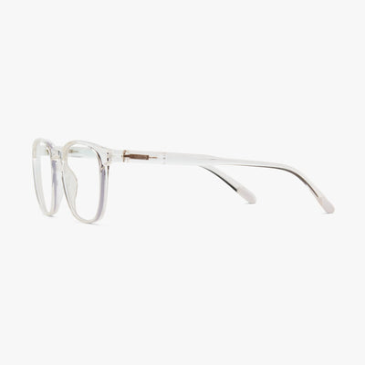 Dalston Blue Light Glasses Glossy Crystal