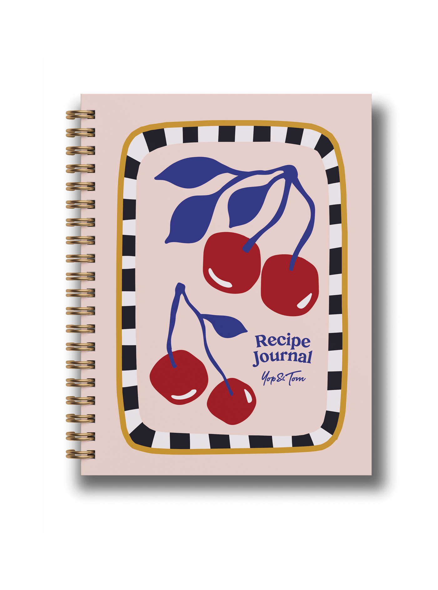 Cherry Recipe Journal | A5 Spiral Hardcover Recipe Book