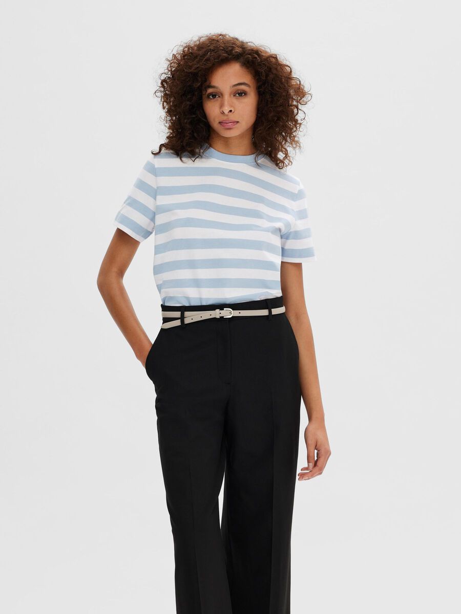 Selected Femme Boxy Stripe Tee