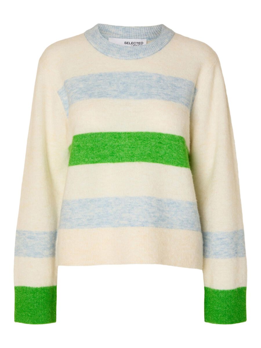 SlfLipka Knit Blue/Green Stripes