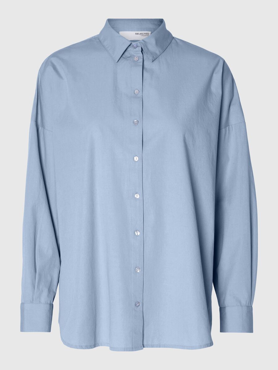 SlfDina LS Shirt Cashmere Blue