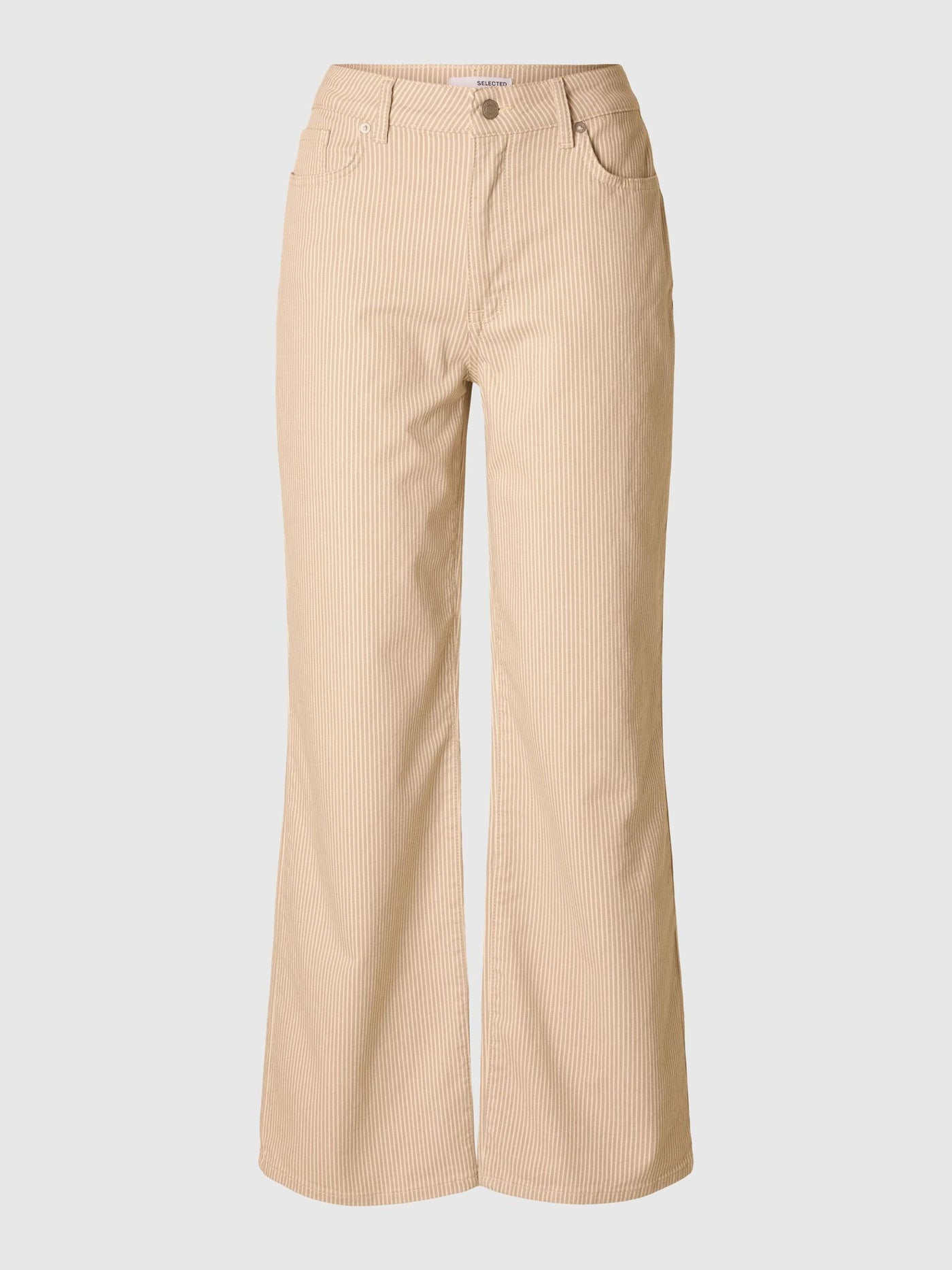 SlfAlba HW Wide Jeans Oatmeal