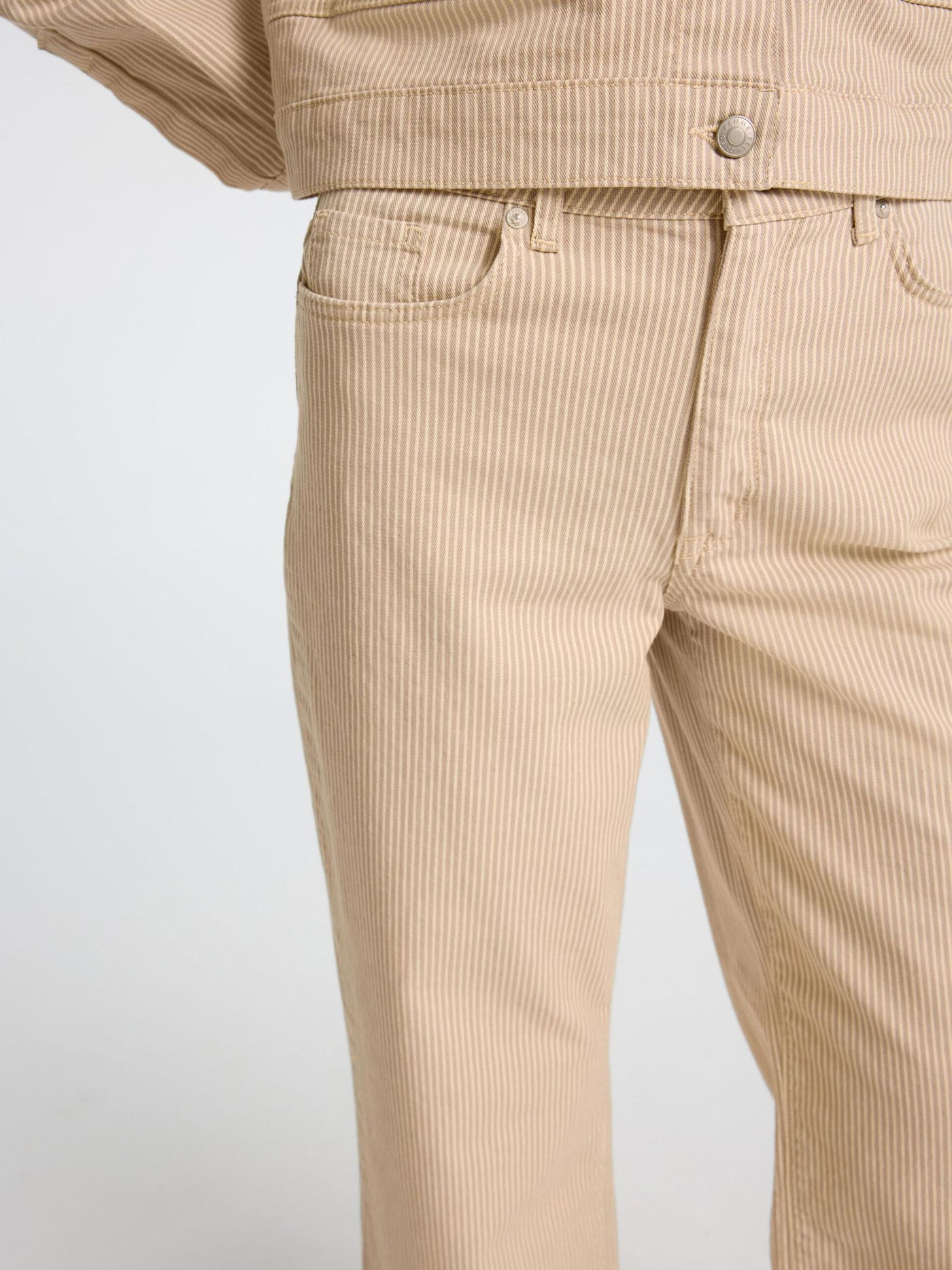 SlfAlba HW Wide Jeans Oatmeal