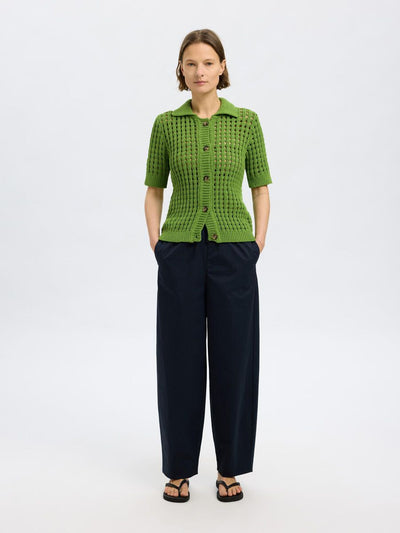SlfEllen Cardigan Spindle Tree Green
