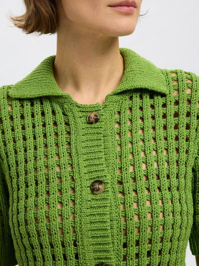 SlfEllen Cardigan Spindle Tree Green