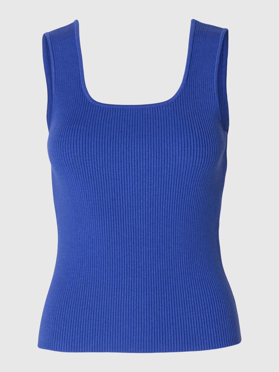 SlfKamma Knit Top Dazzling Blue