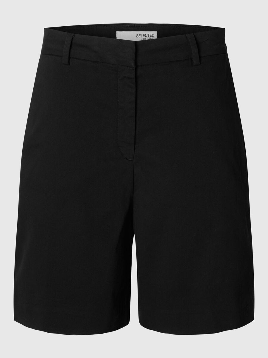 SlfVienna HW Wide Shorts Black
