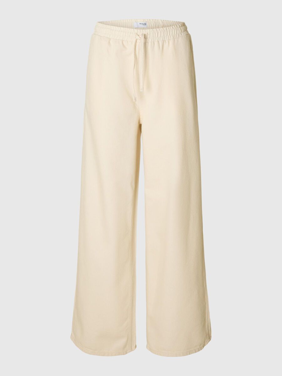 SlfTenni Denim Trousers Ecru