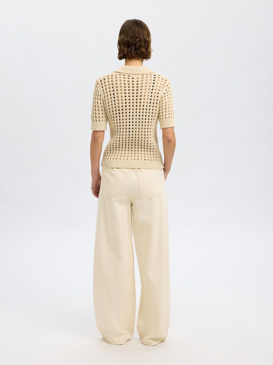 SlfTenni Denim Trousers Ecru