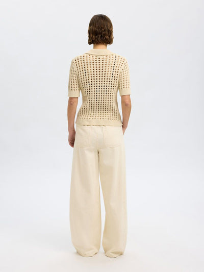 SlfTenni Denim Trousers Ecru