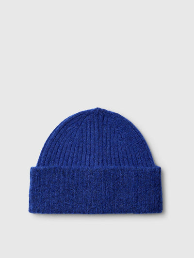 SlfLulu Wool Blend Beanie Blue