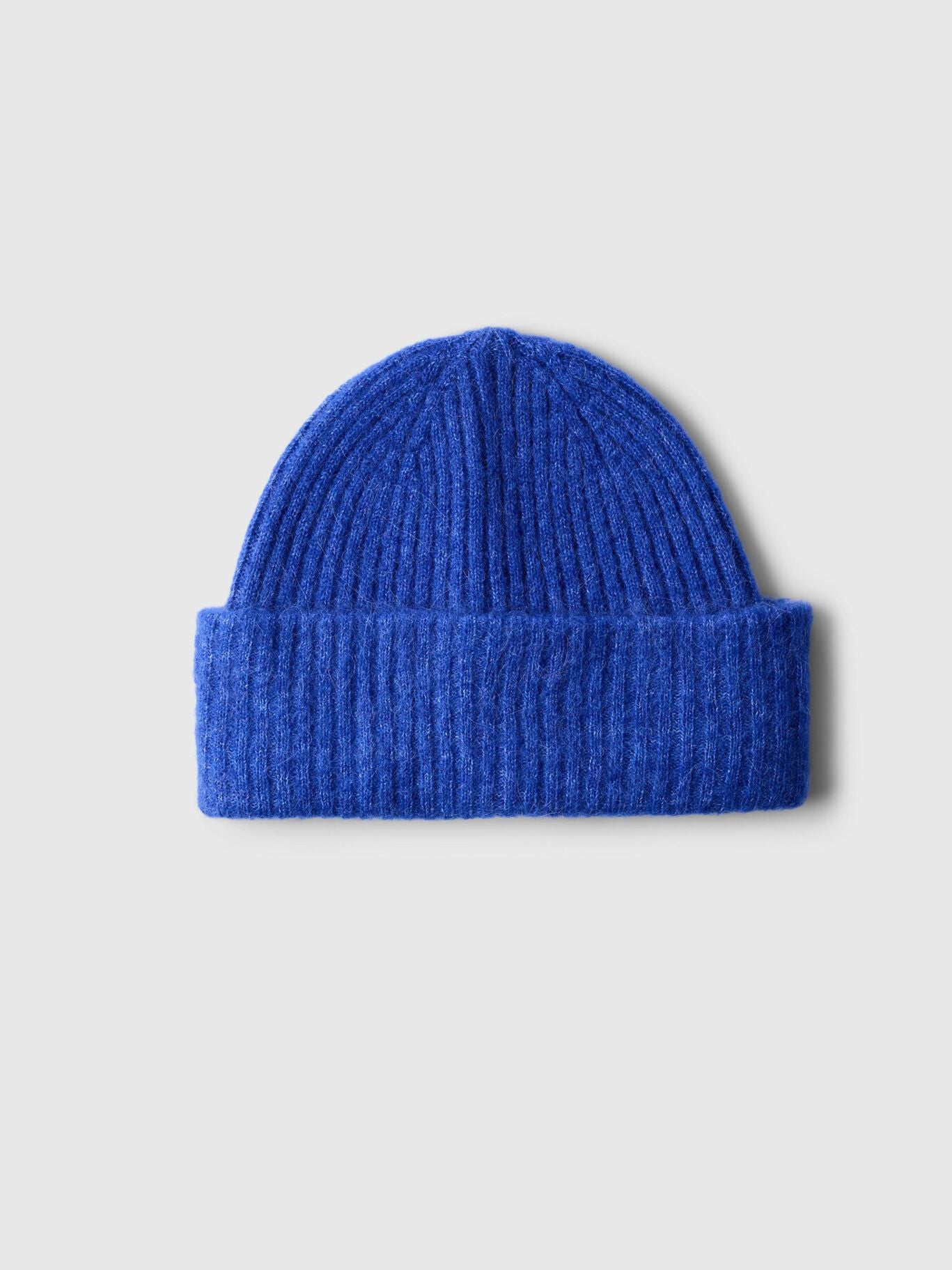 SlfLulu Wool Blend Beanie Blue