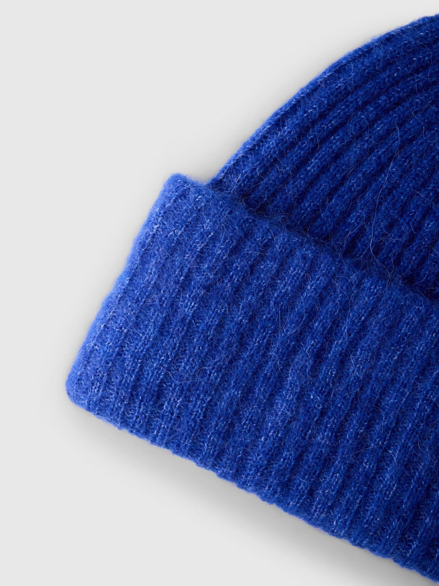 SlfLulu Wool Blend Beanie Blue