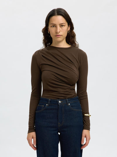 SlfIlina Top Brown