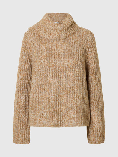 SlfChicago Roll Neck Knit Golden Brown