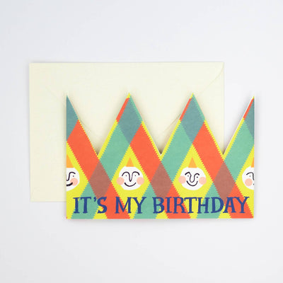 Its My Birthday Party Hat Card