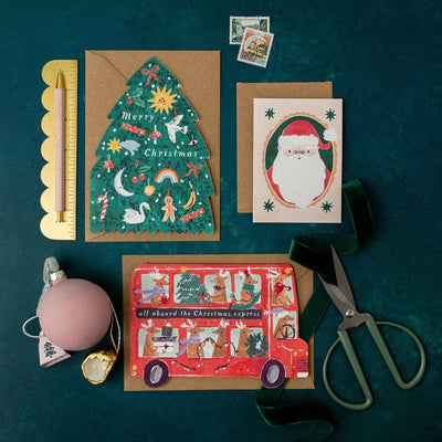 Tree Shape Christmas Card | Holiday Cards | Christmas 2025