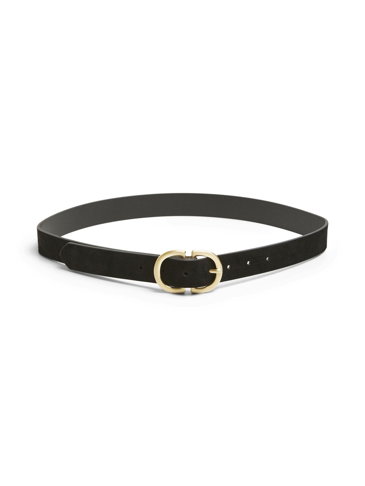 PcJuva Suede Belt Black