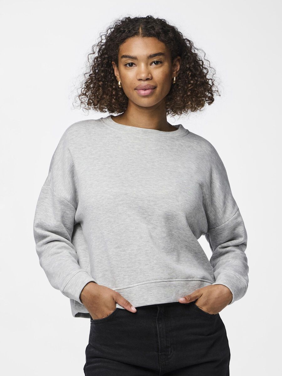 PcChilli Sweatshirt Light Grey