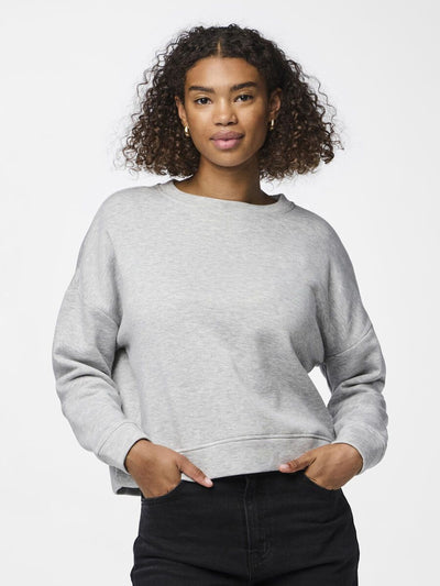 PcChilli Sweatshirt Light Grey