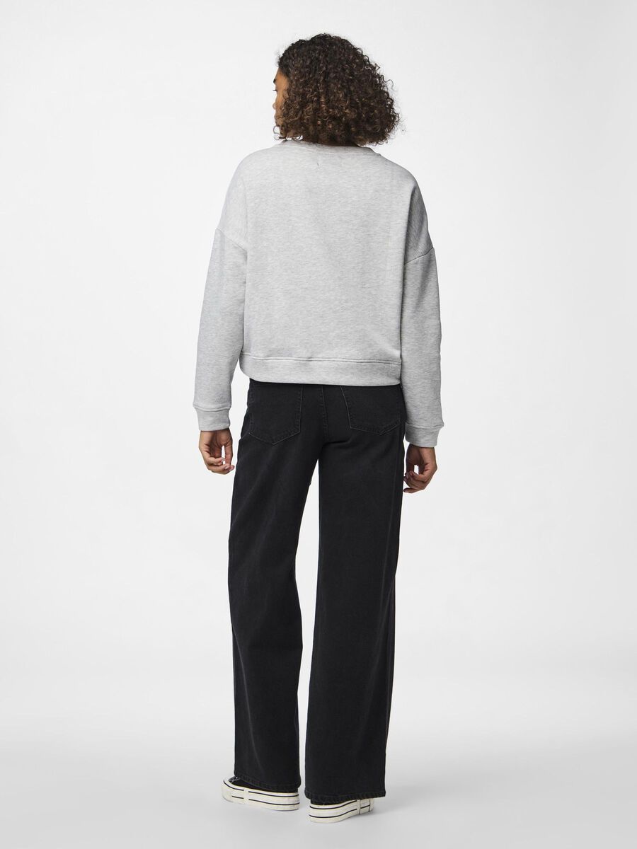 PcChilli Sweatshirt Light Grey