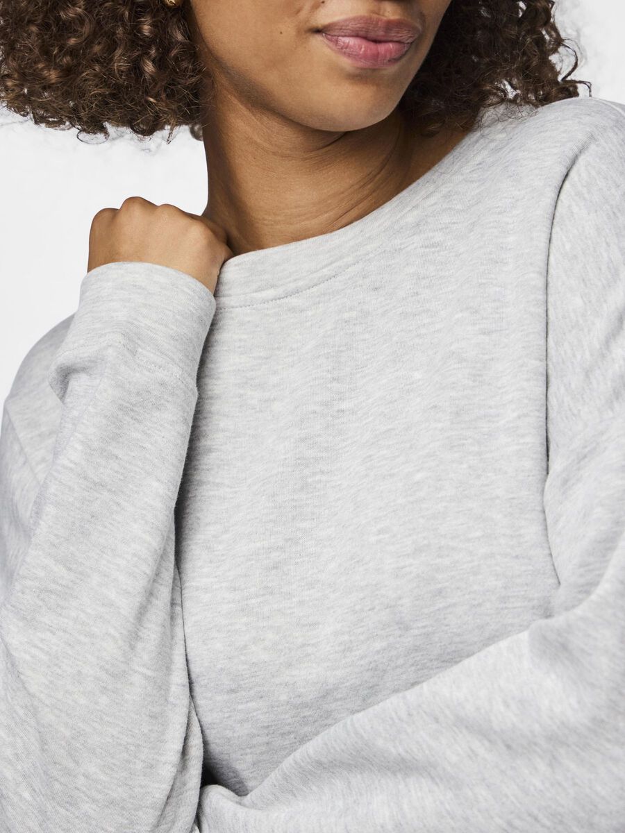 PcChilli Sweatshirt Light Grey