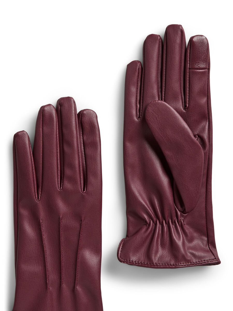 PcEllie Smart Gloves Tawny Port