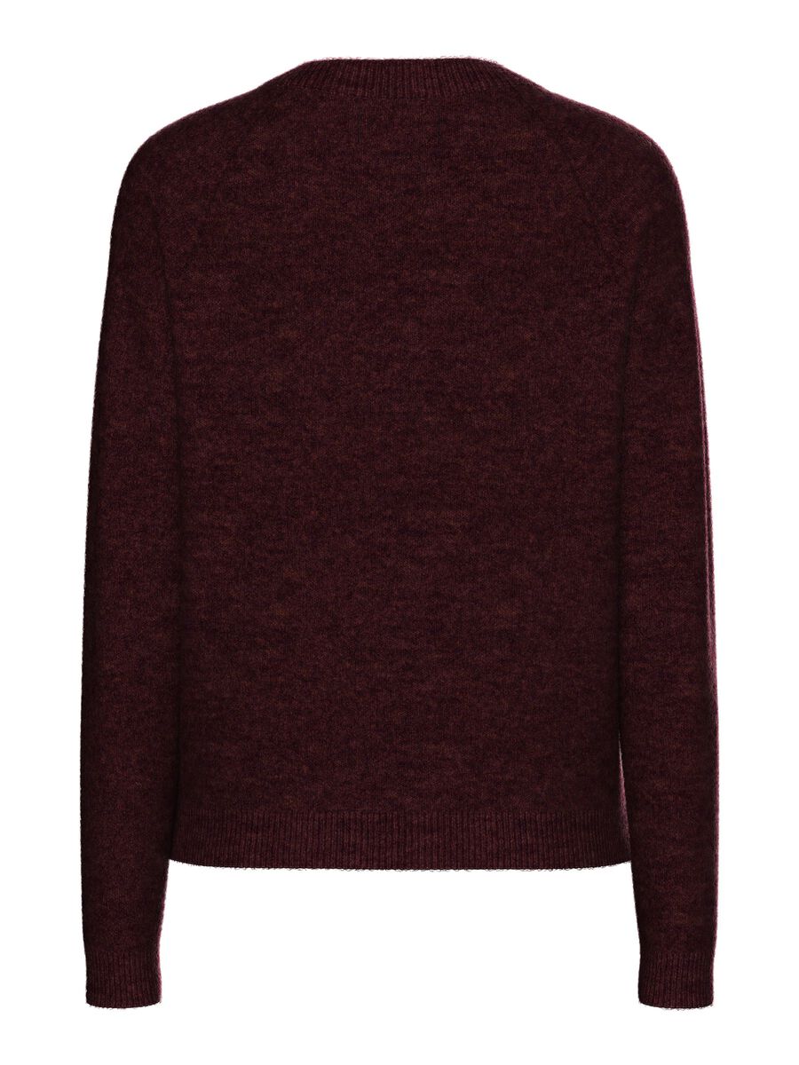 PcJuliana O-Neck Knit Tawny Port