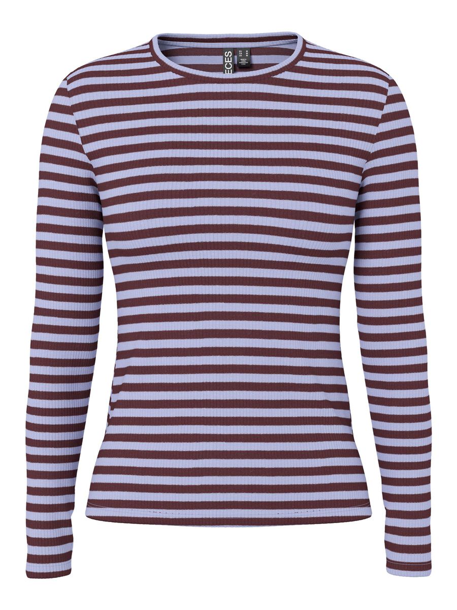 PcRuka LS Top Tawny Port/ Baby Lavender