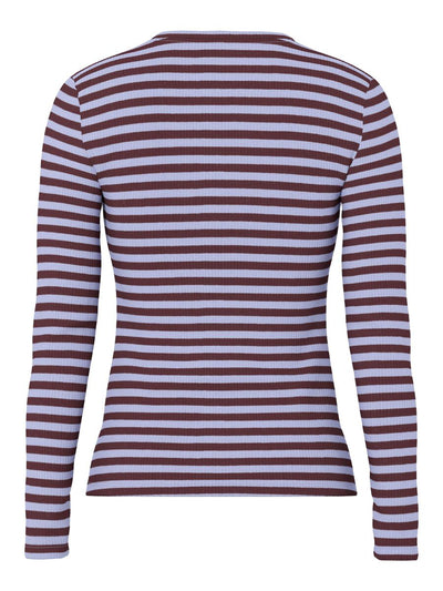 PcRuka LS Top Tawny Port/ Baby Lavender