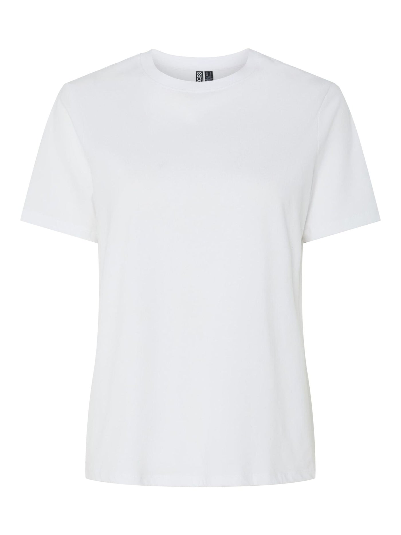 PcRia SS Solid Tee White