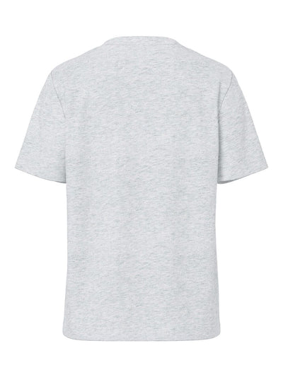 PcRia SS Solid Tee Light Grey Melange