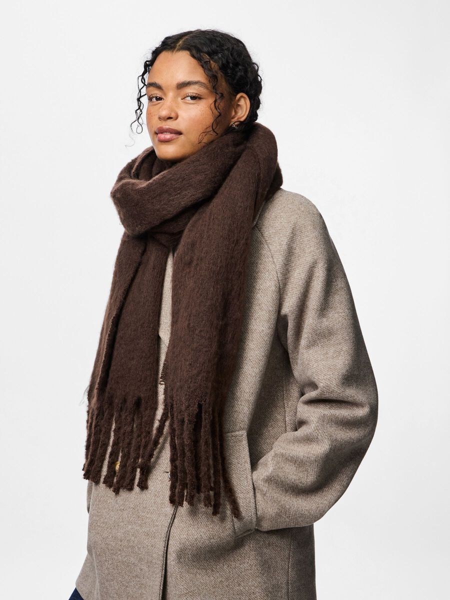 PcNikita Long Scarf Hot Fudge