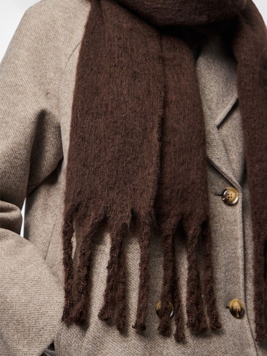 PcNikita Long Scarf Hot Fudge