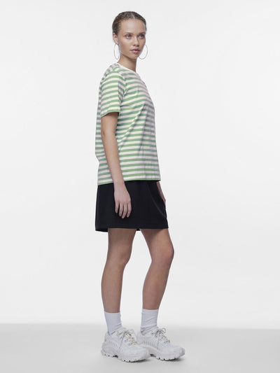 Green striped t-shirt