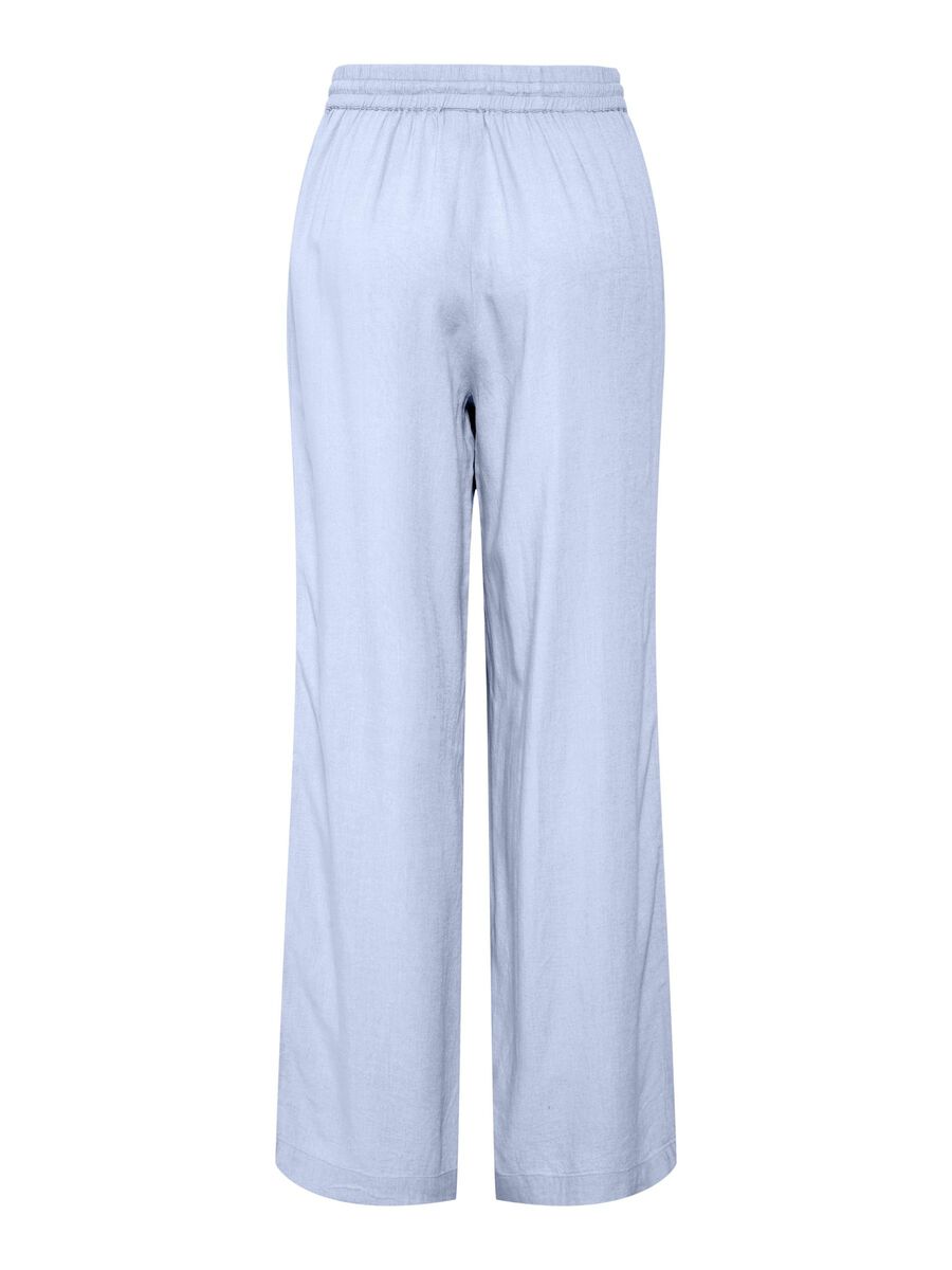 PcPia HW Trousers Cashmere Blue