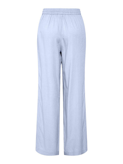PcPia HW Trousers Cashmere Blue