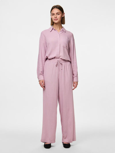 PcPia HW Trousers Dawn Pink