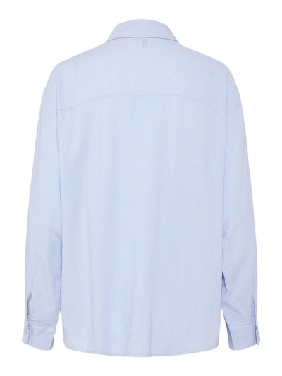 PcPia Loose Shirt Cashmere Blue