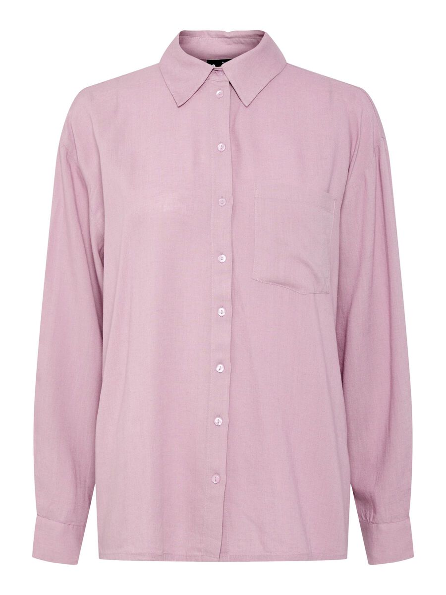 PcPia Loose Shirt Dawn Pink