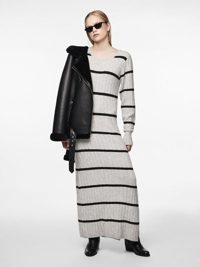 Striped knitted dress Pieces